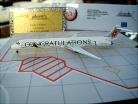 Crossair MD-83 Congratulations livery